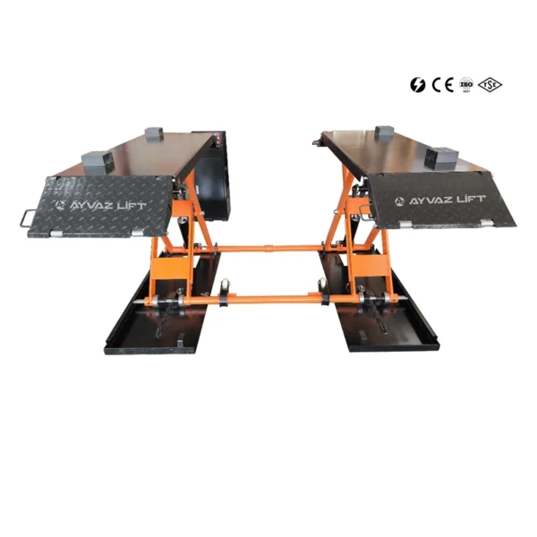 Makaslı Lift 1 Metre Mekanik Kilitli - Görsel 7