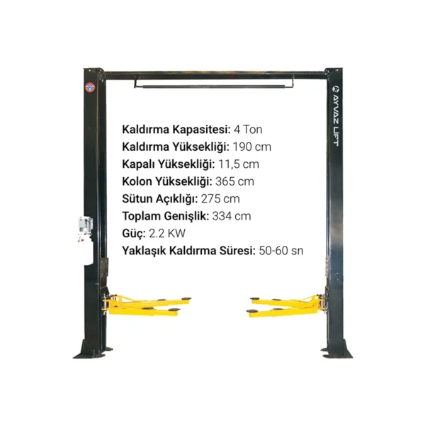 Oto Lift 4 Ton U - Görsel 15