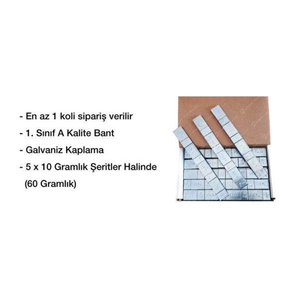 Yapıştırma Balans Kurşunu 5 Gr - Görsel 2