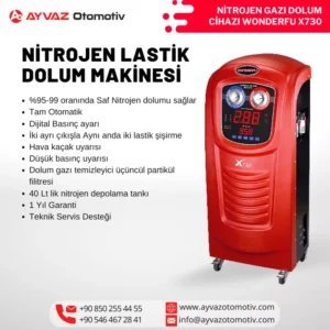 Nitrojen Gazı Dolum Cihazı Özellikleri