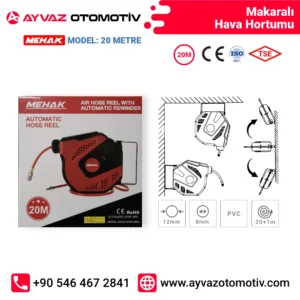 Makaralı Hava Hortumu 20m Özellikleri