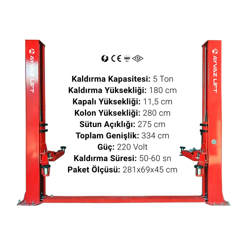 Oto Lift 5 Ton - Görsel 2